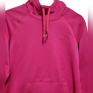Nike bright pink thermafit hoodie size small